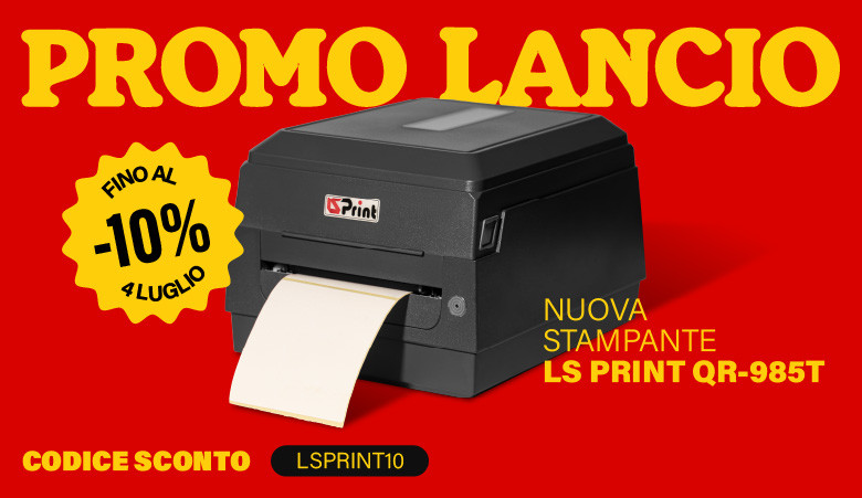 Promo lancio stampante LS PRINT QR-985T